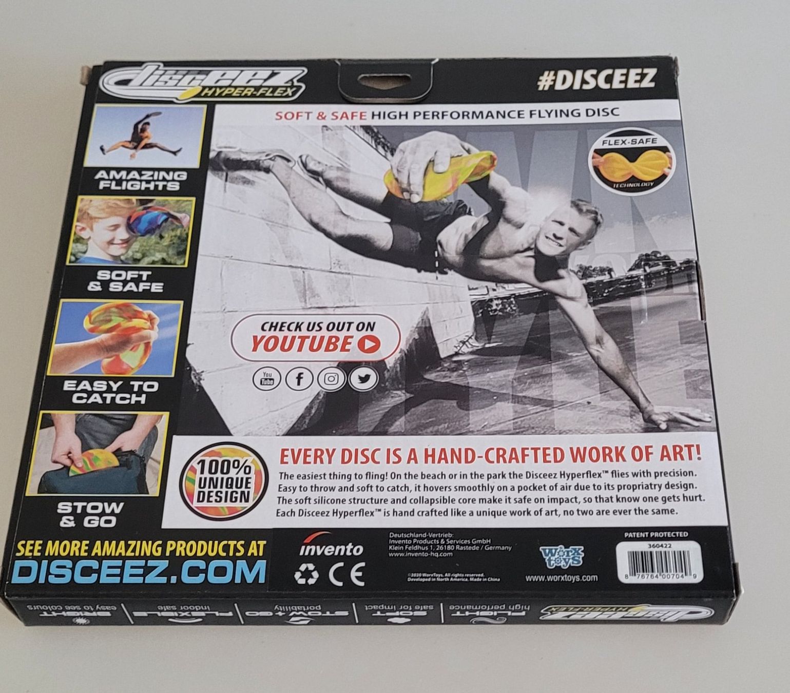 Giochi: Disceez Hyper-Flex  Wurfscheibe – Nuovo e nell'imballaggio originale da Oberuzwil venduto da aseinkaufswelt 1