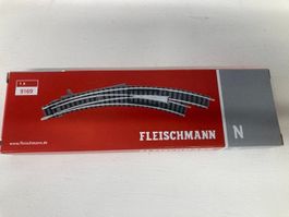 Fleischmann Spur N 9169 Hand - Bogenweiche rechts neu in OVP
