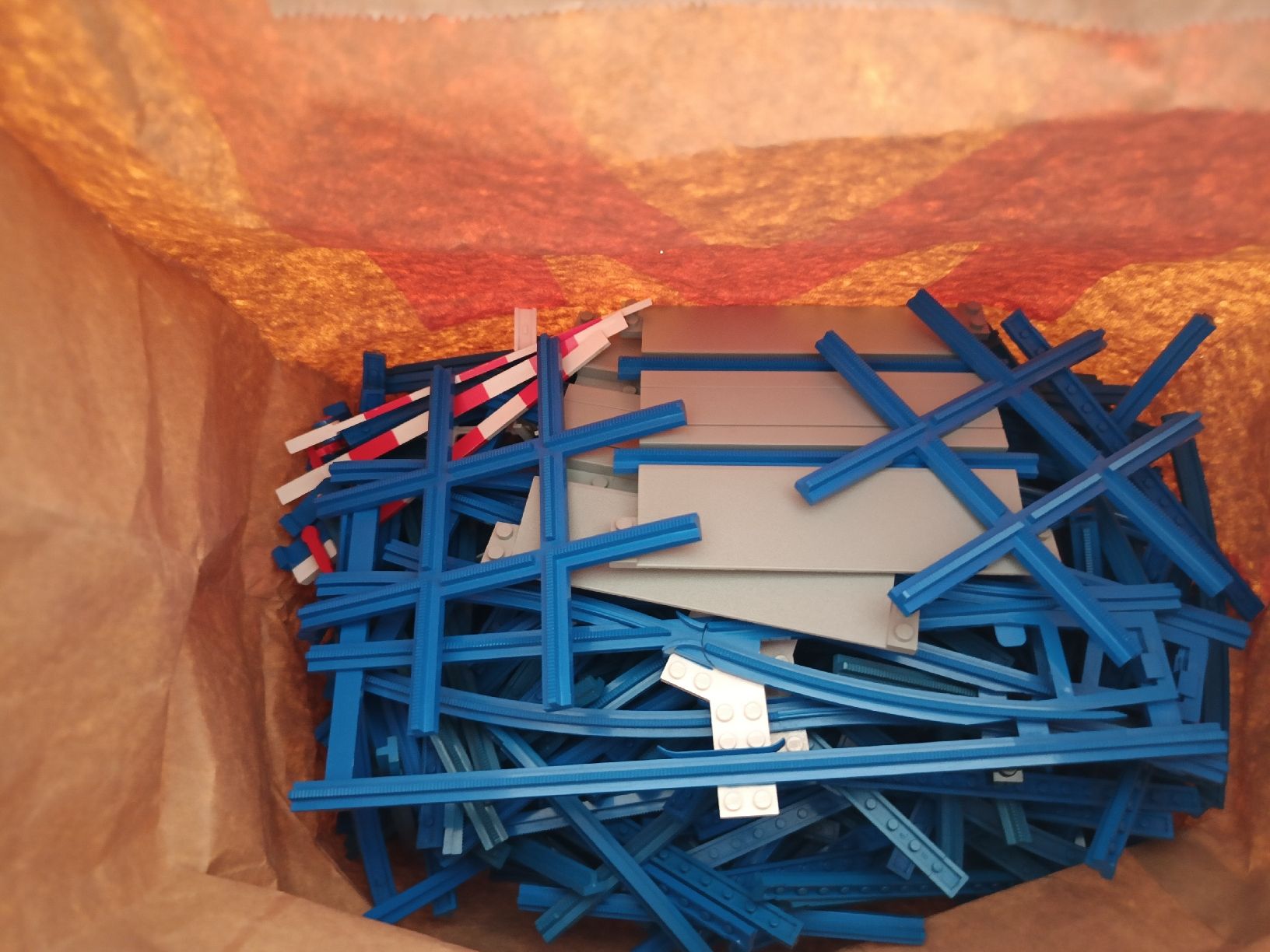 Lego Kit di costruzioni: lot rails Lego bleues vintage.... – Usato da Bex venduto da Canouille 3