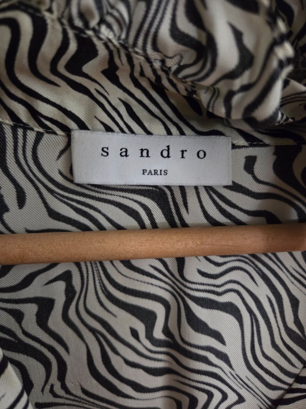 Sandro Vestiti: Sandro robe zèbre en soie – Usato da Martigny venduto da ChrisMonc 2