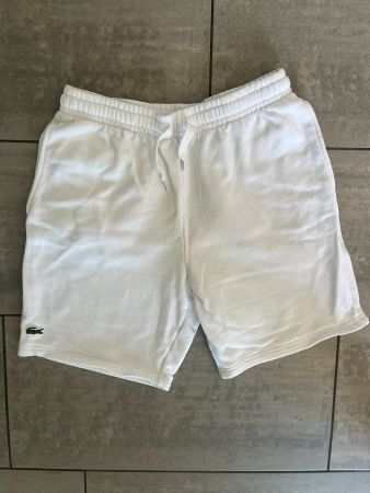 LACOSTE Trainerhose kurz Weiss