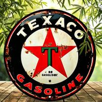 Aluminium Schild "TEXACO"