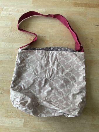 Tasche lila selbstgenäht (neu)