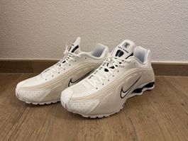 Nike Shox R4 Weiss/Beige Grösse 47.5 - Neuwertig!