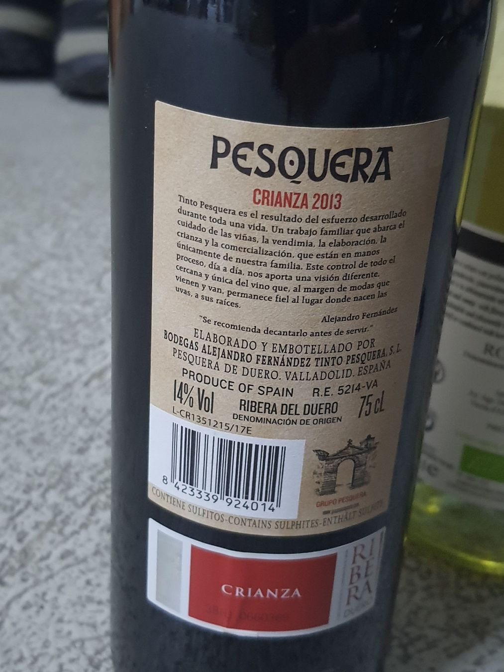 Vino: Pesquera Criantza 2013 Tinto – Nuovo e nell'imballaggio originale da Flawil venduto da rcnkr 1
