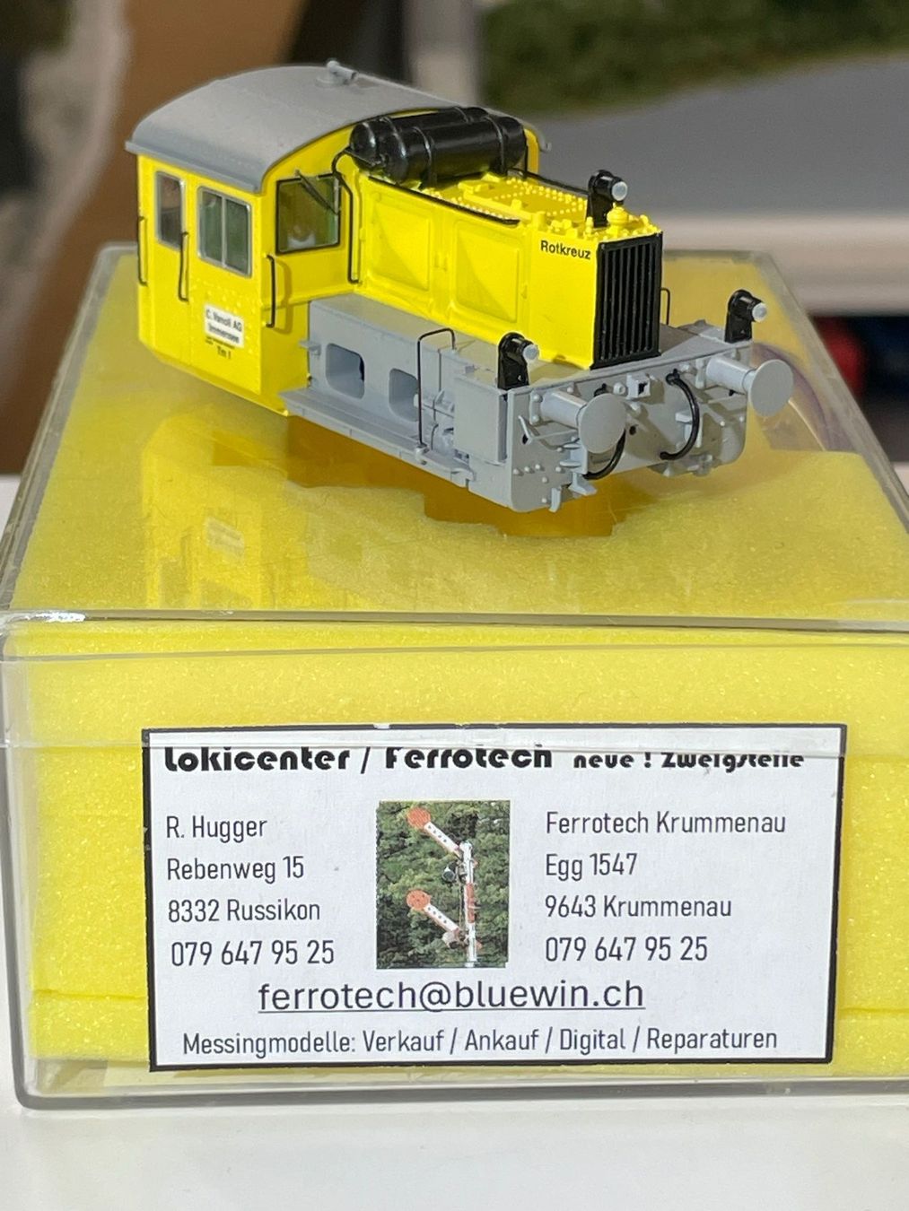 Born Modellini di ferrovie: Born / Brawa Vanoli Rotkreuz – Nuovo e nell'imballaggio originale da Krummenau venduto da ferrotech 1
