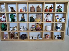 Holztafel aus Holz + 36 Miniaturen