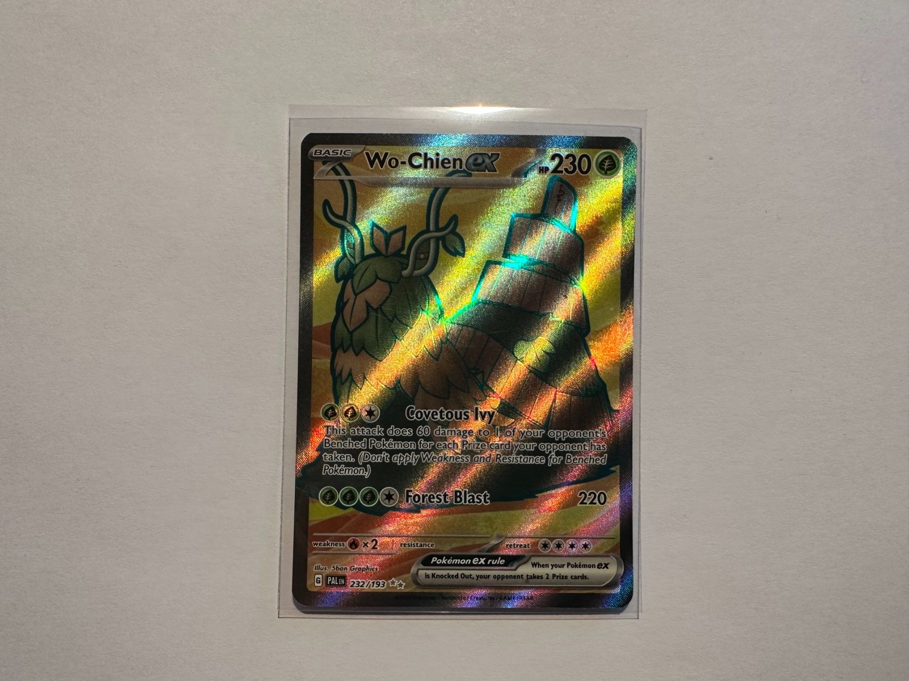 Pokémon Carte collezionabili: Wo-Chien ex Fullart Paldea Evolved EN – Nuovo (secondo la descrizione) da Hagendorn venduto da Pokecollectorch