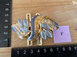 Gürtelschnalle mit Strass