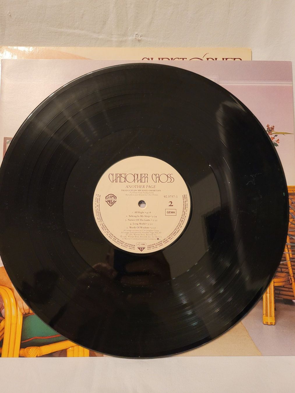 Dischi in vinile: Vinyle Christopher Cross - Another Page - Occasion – Usato da la Chaux-de-Fonds venduto da Lampe 6