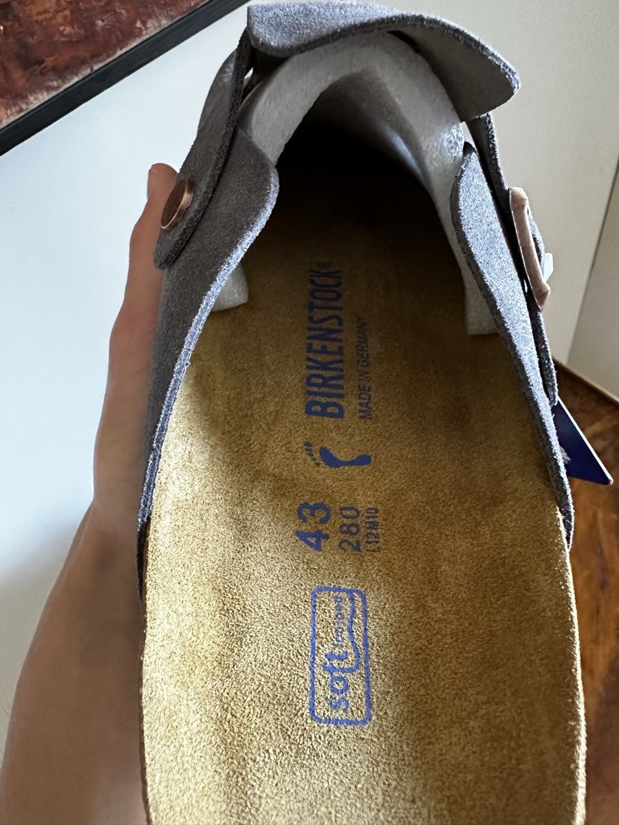 Birkenstock Scarpe da uomo: Birkenstock Boston dark grey – Nuovo (secondo la descrizione) da Genève venduto da rom_56hd 4