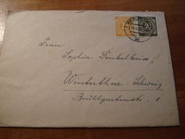 Brief 1947, Deutsche Post, o Berlin