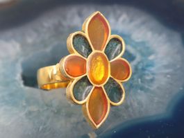 Ring Blume, Adjustierbar