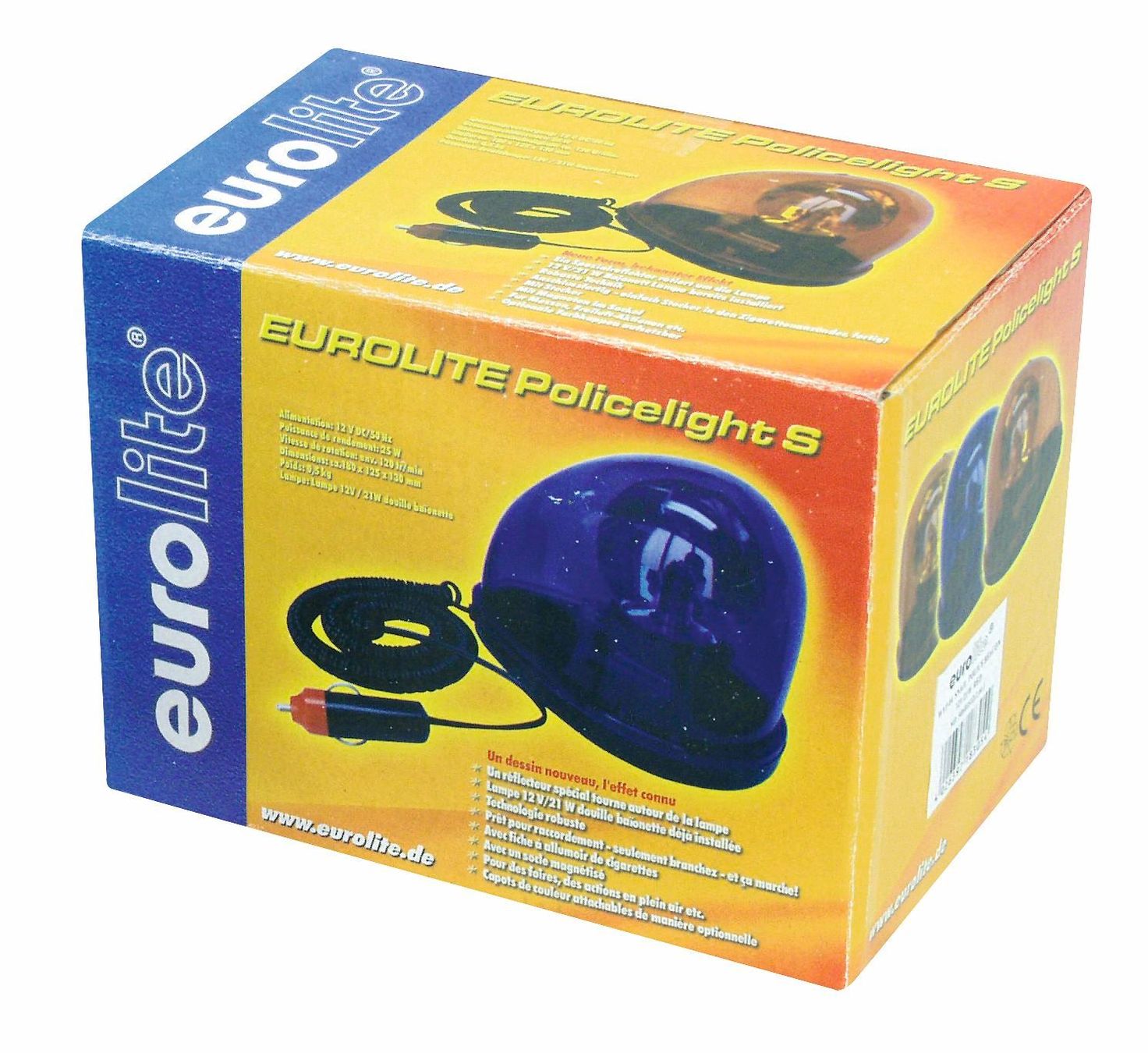 Lampade: EUROLITE Polizeilicht STA-1221 blau ... – Nuovo e nell'imballaggio originale da Däniken SO venduto da Profog1 1