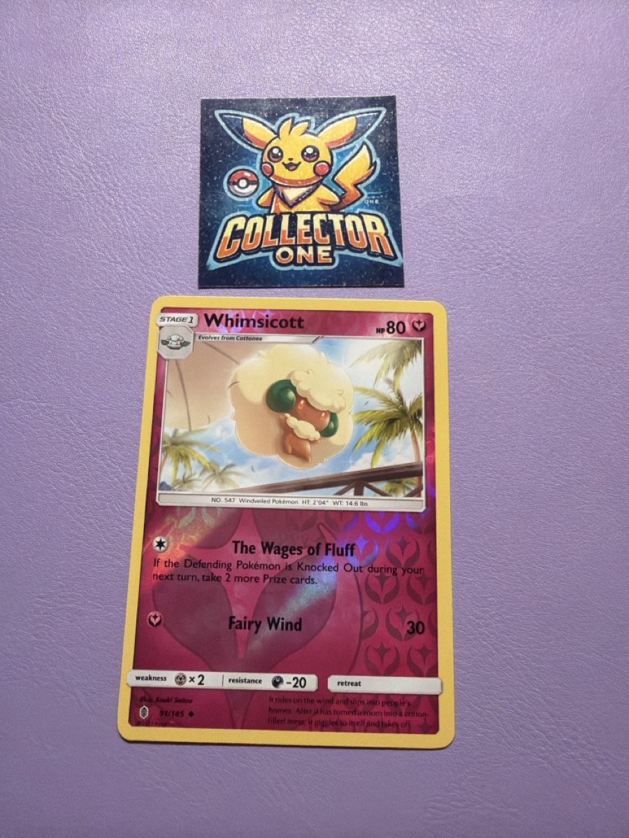 Pokémon Carte collezionabili: Pokemon Whimiscott reverse Holo 2017 – Nuovo (secondo la descrizione) da Lommiswil venduto da CollectorOne