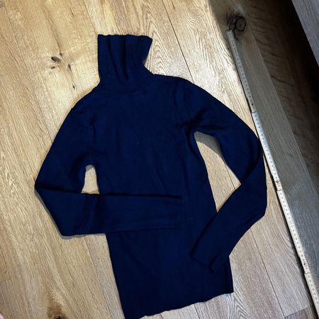 Rollkragenpullover Dunkelblau