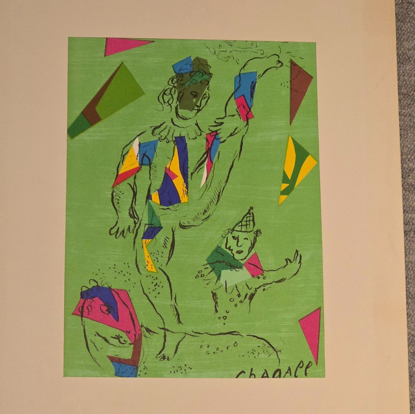 Grafiken & Lithographien: Marc Chagall - Farblithografie "Le cirque" - drucksigniert – Gebraucht aus Reinach BL von Pendling 4