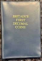 Britische Dezimalmünzen Sammlung, Erstauflage, komplett