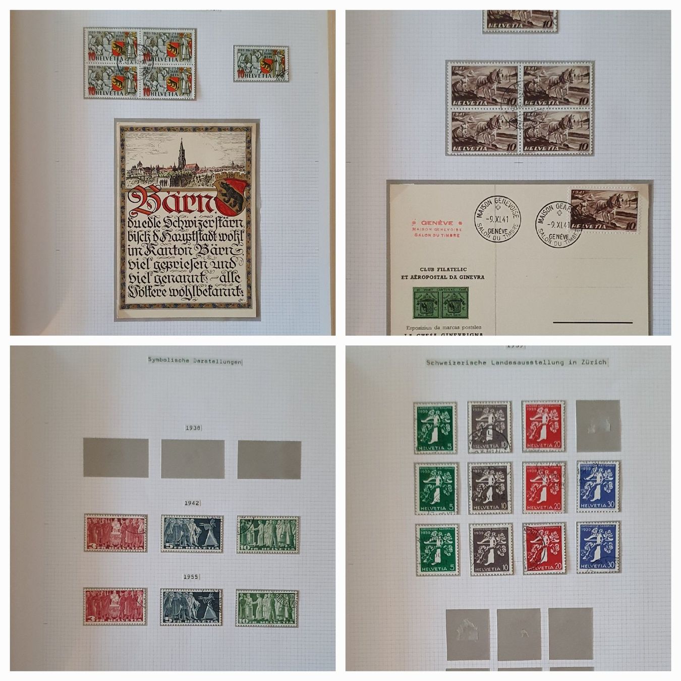 Alle Briefmarken: Sammlung Schweiz 1907 - 1970 Gestempelt – Gebraucht aus Kreuzlingen von Rschweiz1 5
