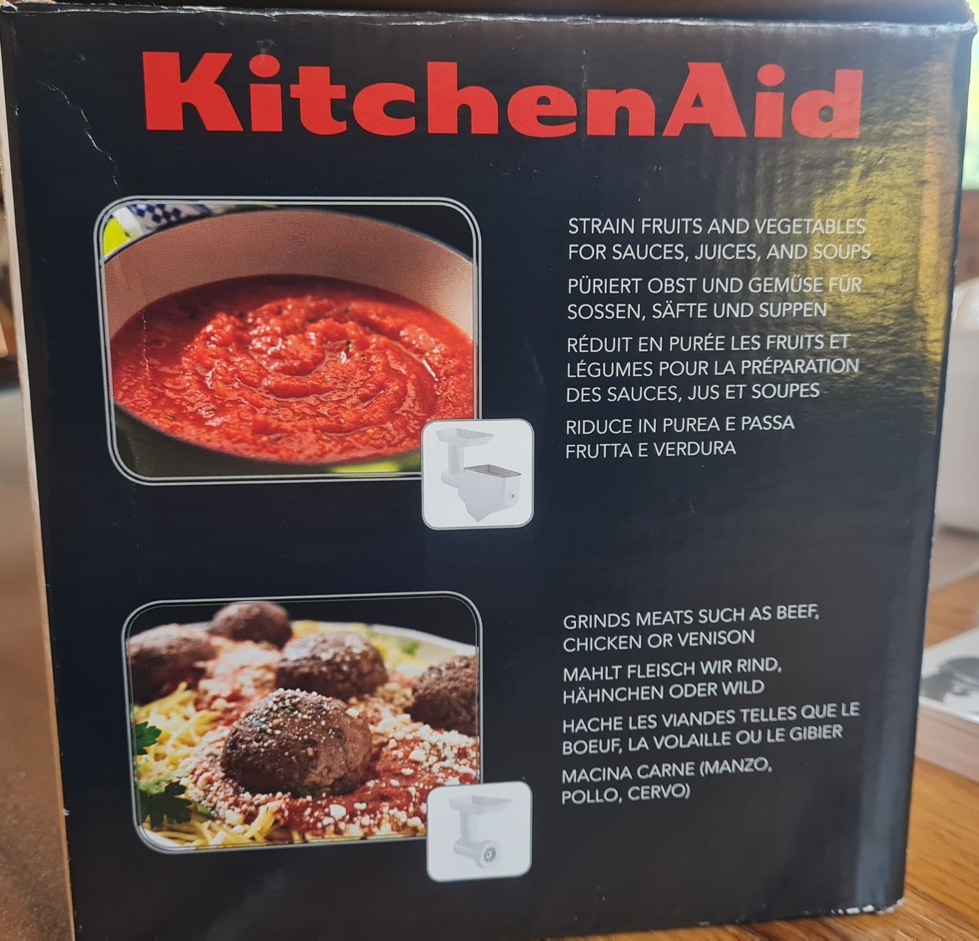 Kitchenaid Elettrodomestici da cucina: Kitchenaid Zubehör: Pürieraufsatz & Fleischwolf – Usato da Bowil venduto da Sabinep 2