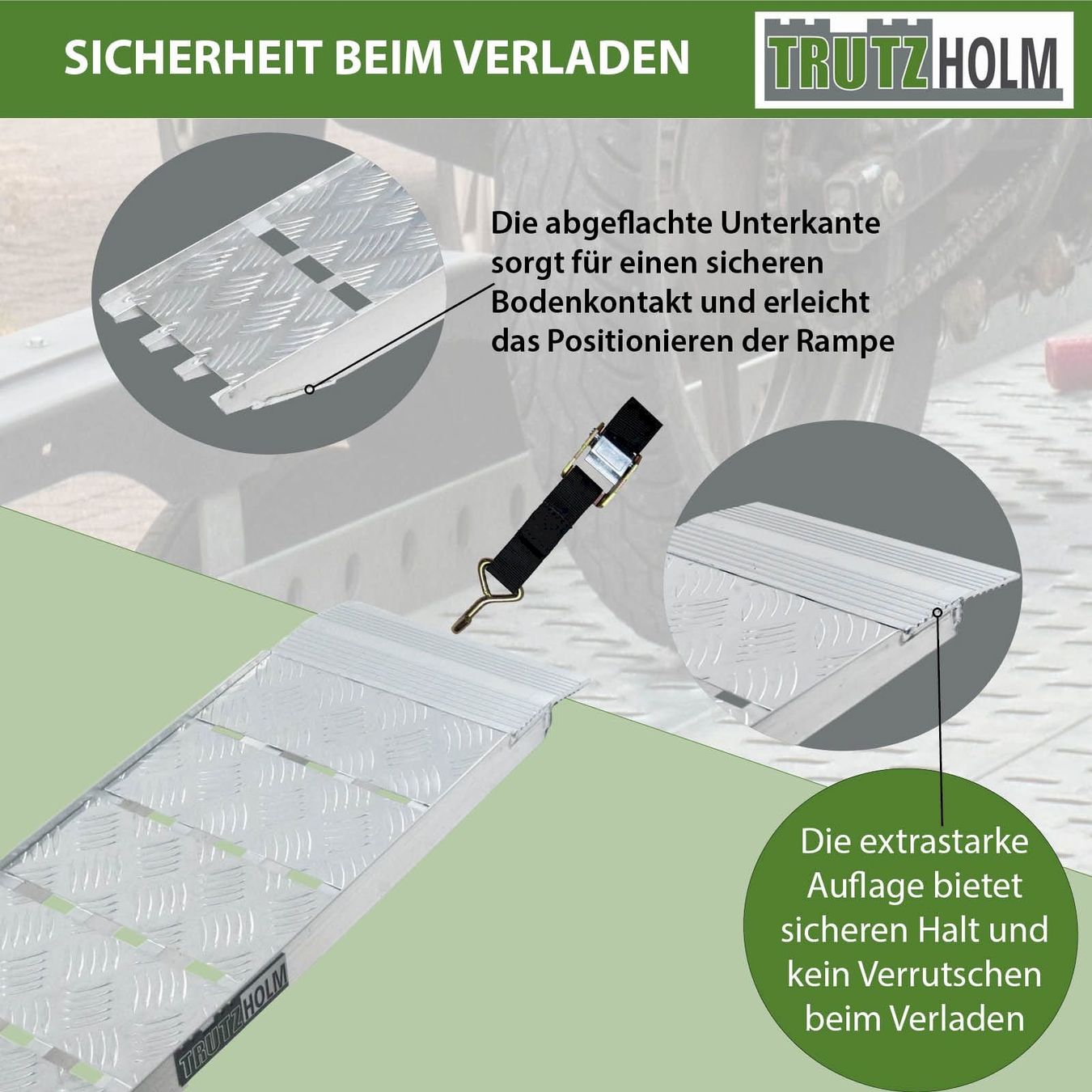 Rampe di accesso: 1x Auffahrrampe Heavy Duty 680kg 226cm – Nuovo e nell'imballaggio originale da Bottighofen venduto da zaap 5