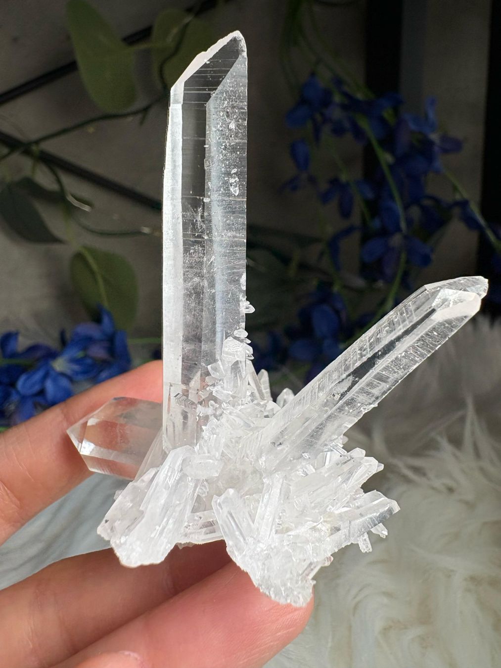 Mineralien & Heilsteine: Kolumbianischer Lemurian-Quarz-Cluster – Neu (gemäss Beschreibung) aus Neuheim von m.hald 8