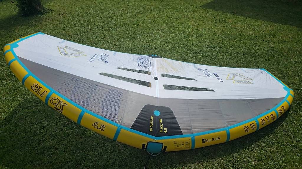 Duotone Surfen: Duotone Slick Dlab 4.5m2 – Gebraucht aus Alpnachstad von MartialE