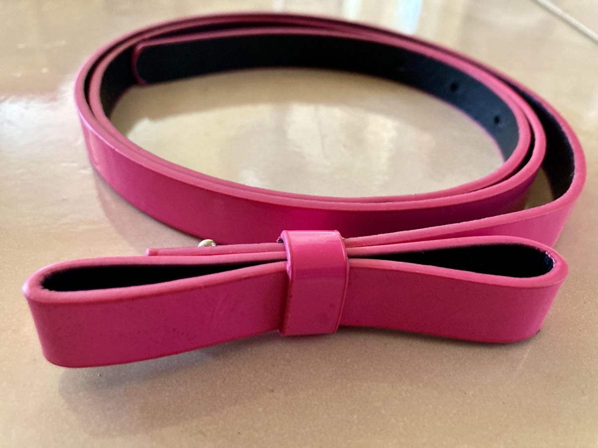 Cinture: Gürtel Pink mit Schleife Kunstleder – Usato da Vinelz venduto da Viewfinder84 1