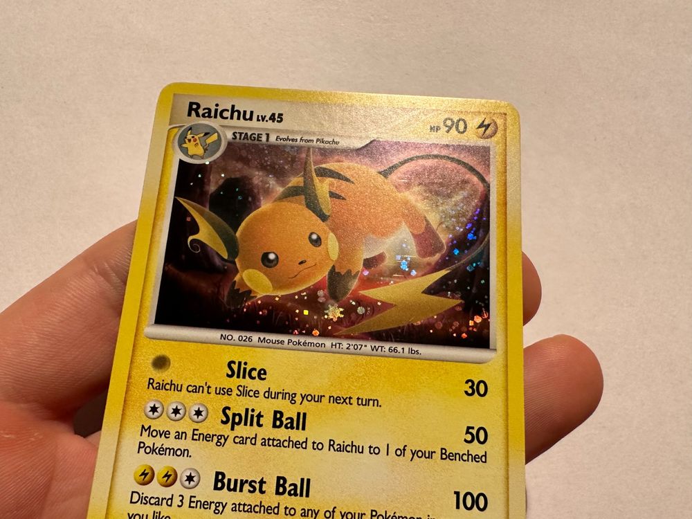 Pokémon Carte collezionabili: Raichu holo D&P Stormfront EN – Usato da Hagendorn venduto da Pokecollectorch 3