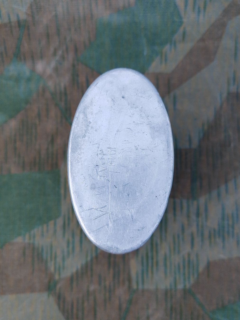 Schweizer Armee Attrezzatura & Pezzi di ricambio: Feldbecher Ord. 1932/35, von 1940, AG – Usato da Bauma venduto da SwissMilitaria 3