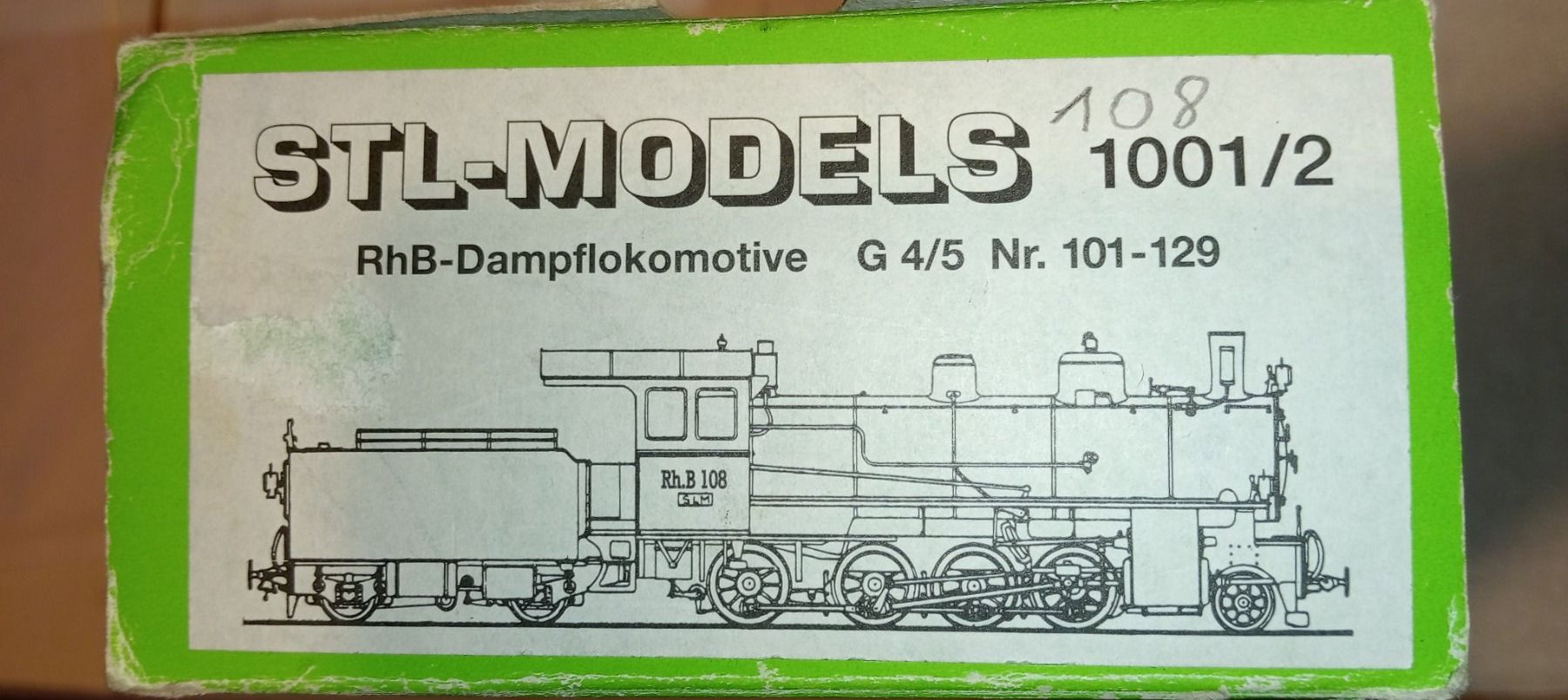 STL Hom Locomotive RhB G 4/5 108 (D'occasion) à Pully pour CHF 265 ...