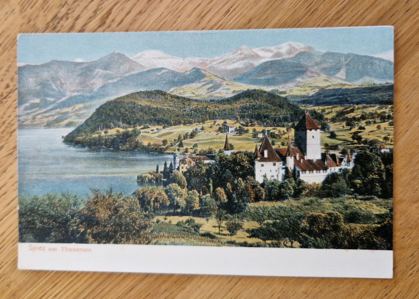 Cartoline postali: Spiez am Thunersee – Usato da Ebikon venduto da Donar50