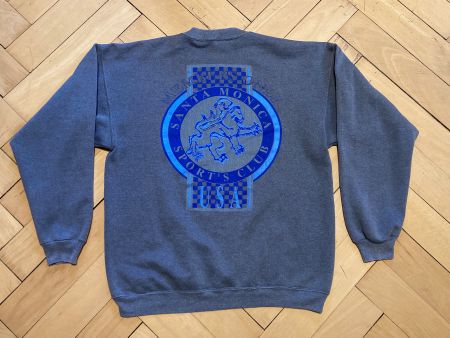 Vintage 90s Sweatshirt Double Print Santa Monica USA Sz XL