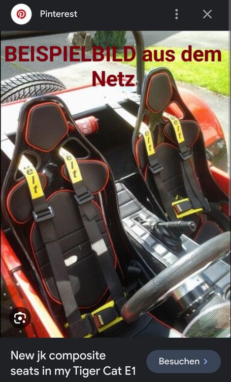 Sportsitze Schalensitze für Auto NEU