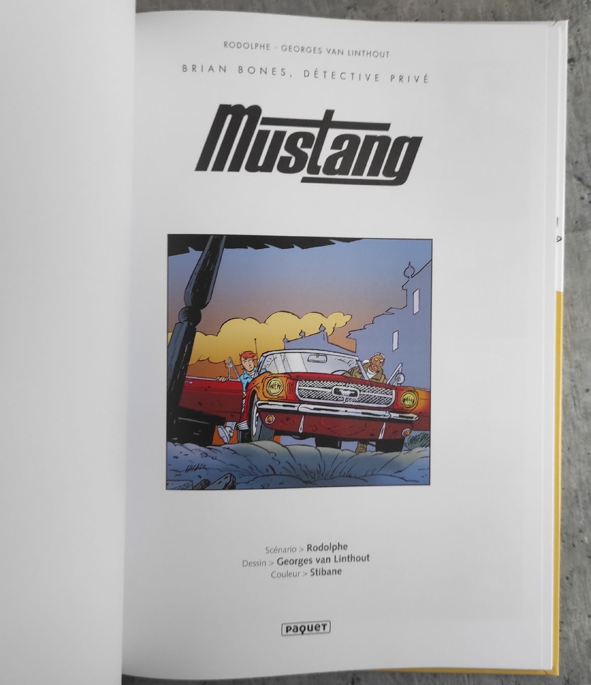 Fumetti: BRIAN BONES 6. Mustang (EO avec Ex Libris) – Usato da Biel/Bienne venduto da pijama 4