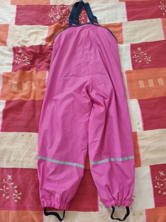 Playshoes Regenhose gefüttert, pink, Gr. 128