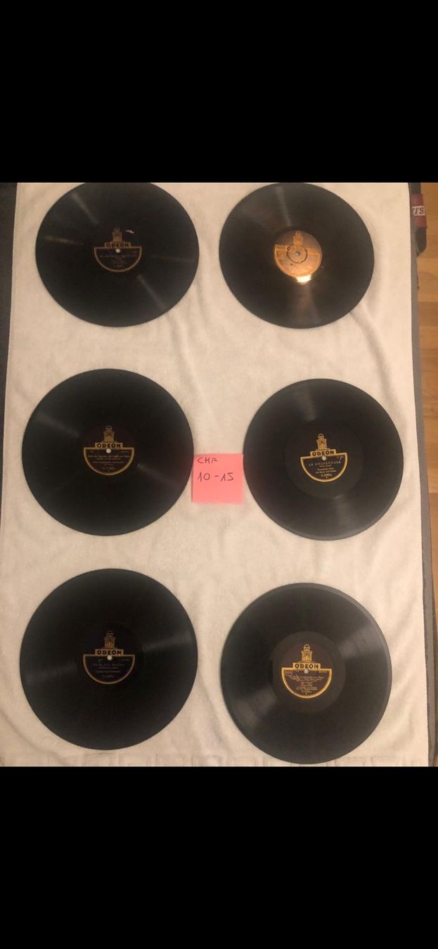 Vinyles: 6 Schellackplatten Odeon 0-Serie – D'occasion à Zürich par Dario5