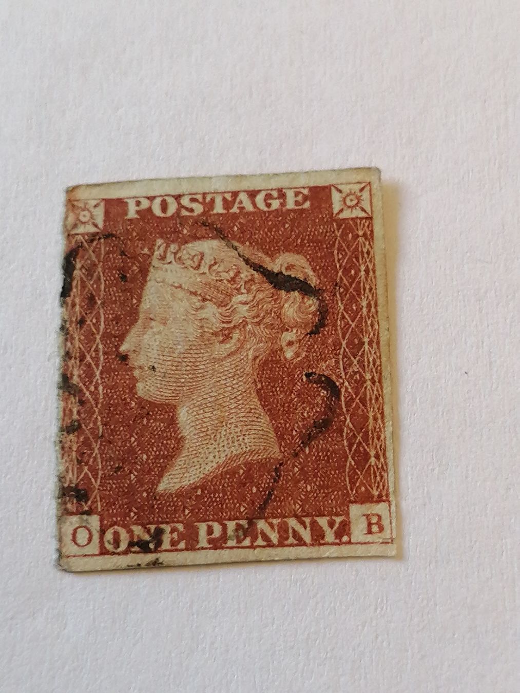 Tous les timbres: One Penny Red 1841, Platte 38 – D'occasion à Happerswil par tschergi