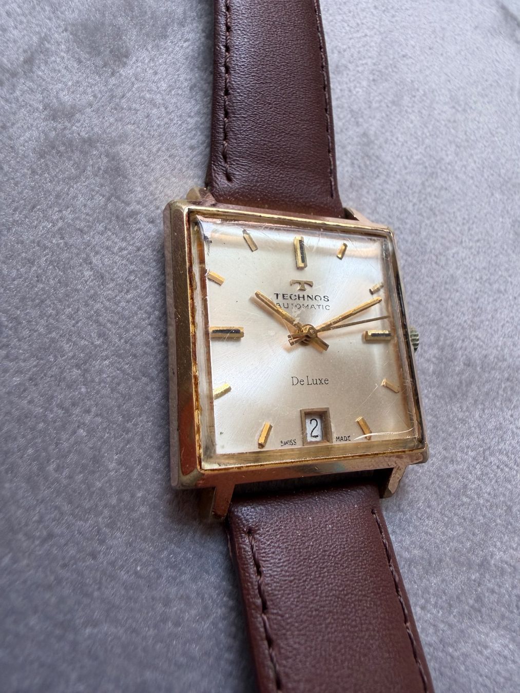 Technos Uhren: TECHNOS De Luxe Automatic – elegante Vintage Schweizer Autom – Gebraucht aus Luzern von pan_bh7h 3