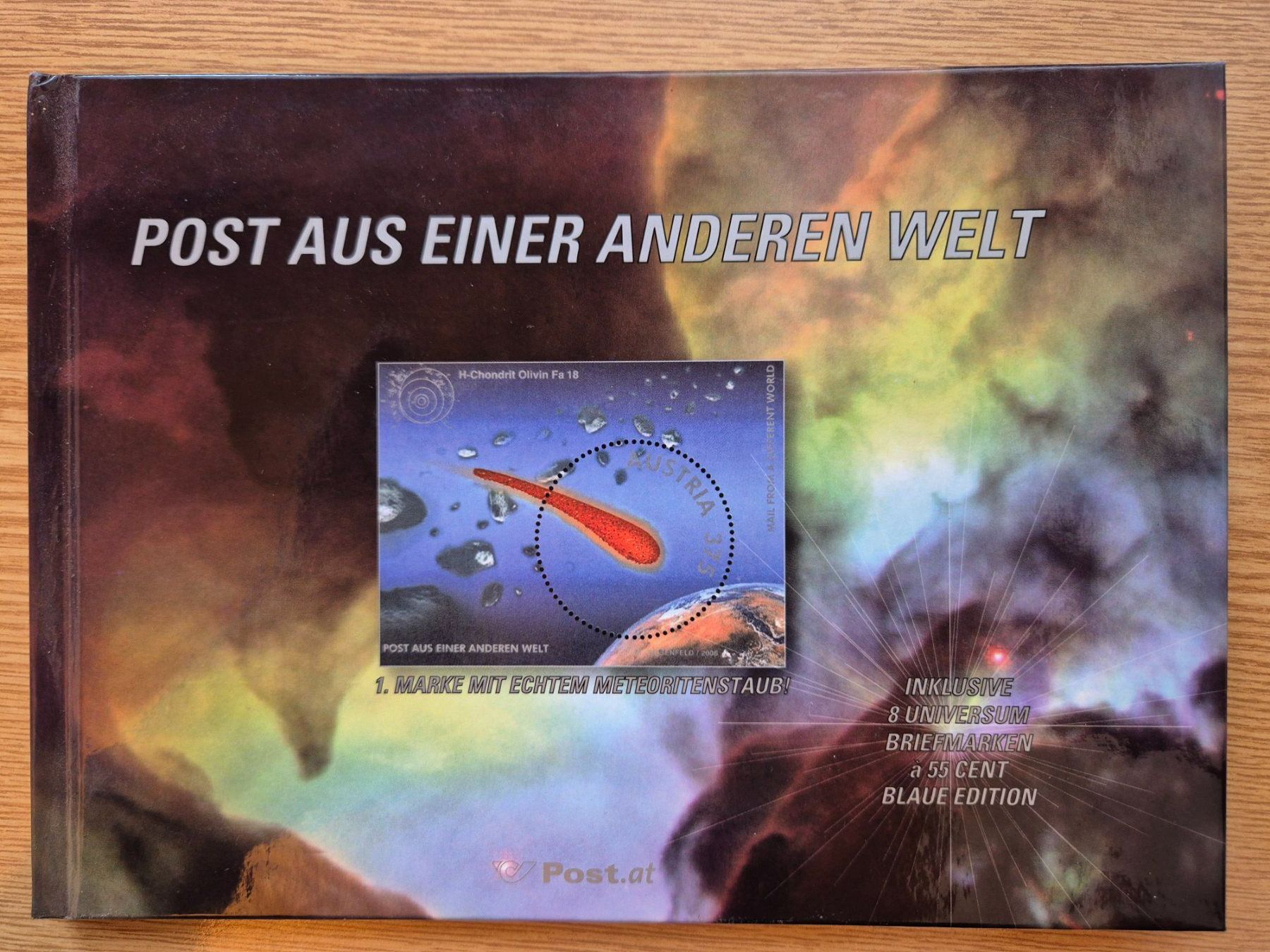 Tutti i francobolli: Briefmarkenbuch "aus anderer Welt", Marke mit Meteoritstaub – Nuovo (secondo la descrizione) da Wolfhausen venduto da etzel67 1
