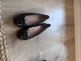 Damen Ballerina Leder braun Bata Grösse 38 gebraucht