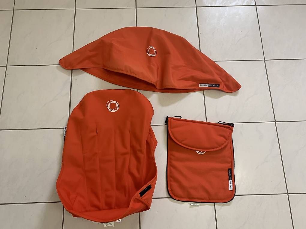 Carrozzine: Bugaboo Camaeleon Bekleidungsset orange – Usato da Altendorf venduto da kelwitt0