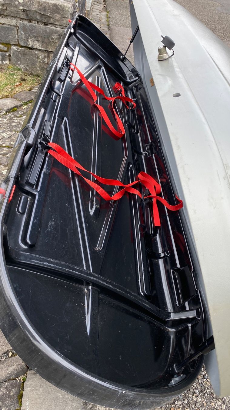 Box da tetto: VW Dachbox silbergrau – Usato da Jona venduto da Tombuktu 2