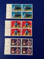 Sondermarken im 4er Block mit ET-Stempel, Nr. 468-470