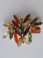 Charmante Brosche aus den 50ziger Jahren/goldfarben