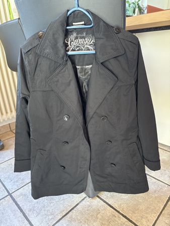 Parka Kurzmantel schwarz