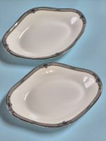 2 plats de service ovales Wedgwood "Amherst" 20 cm