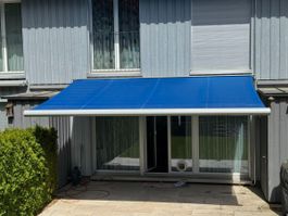 Sonnenstore Griesser  Blau 4,5 m, x 3,5mTOP Zustand,