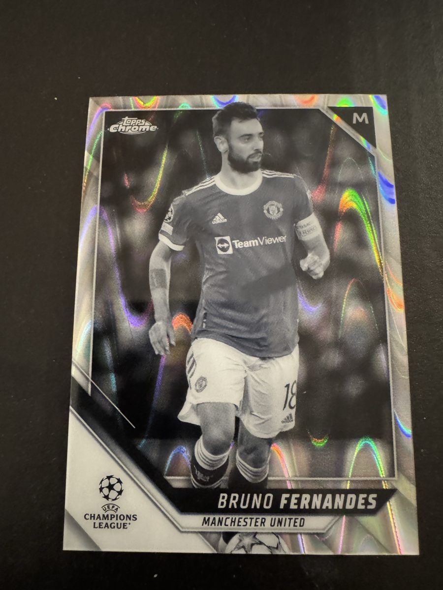 Topps Carte collezionabili: 2021-22 Topps Chrome UCL Bruno Fernandes #73 Refractor – Nuovo (secondo la descrizione) da Oekingen venduto da dav_lf5x