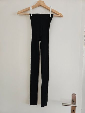 Strumpfhose ohne Füsse schwarz